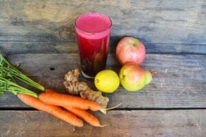 Ingredients used to make ABC juice