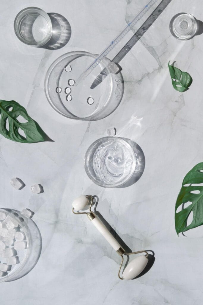 skin glow ice cubes made with natural ingredients for brighter looking skin