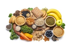 daily protein carbs and fibre intake